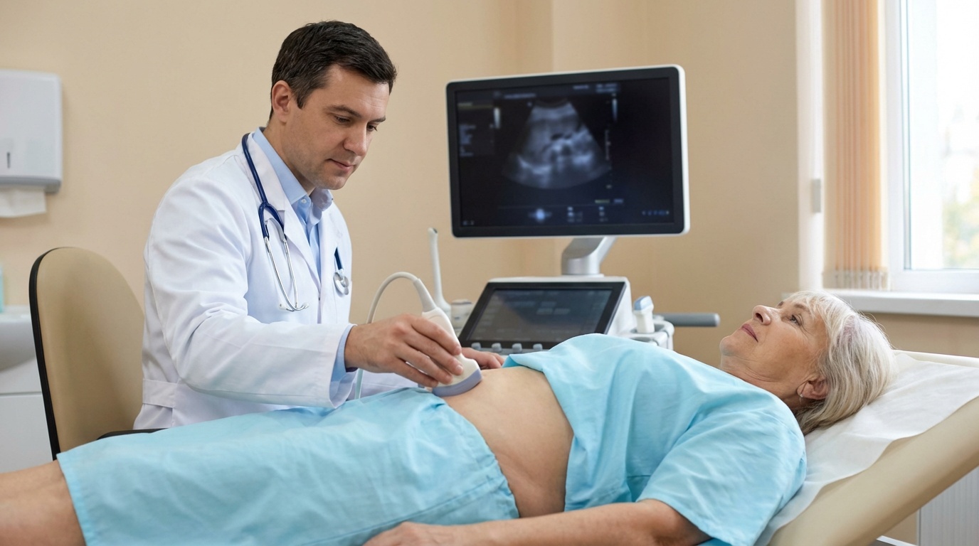 Gastroenterologe beim Patientengespräch in der Klinik - Zöliakie Häufigkeit unterschätzt