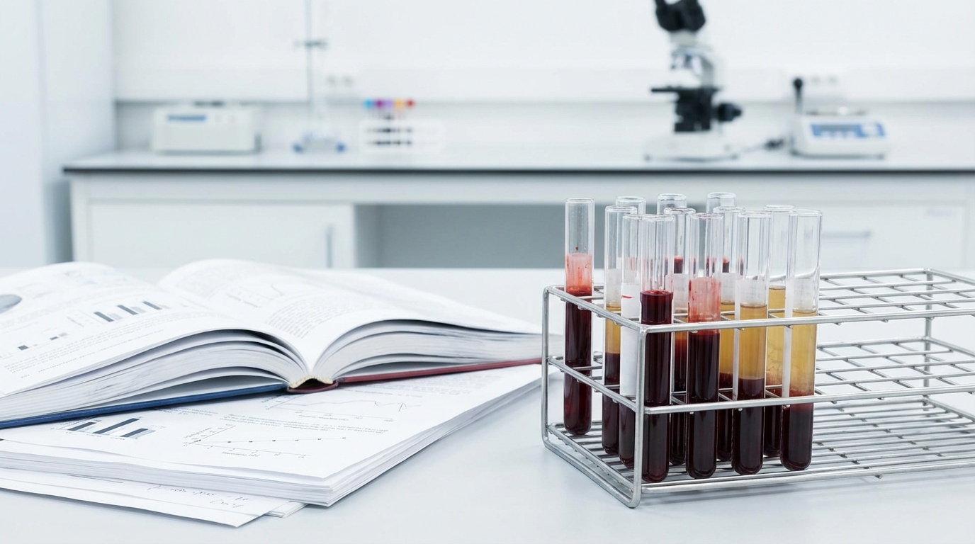 Blutprobenröhrchen im Labor - Nachweis von Glutensensitivität durch Bluttest