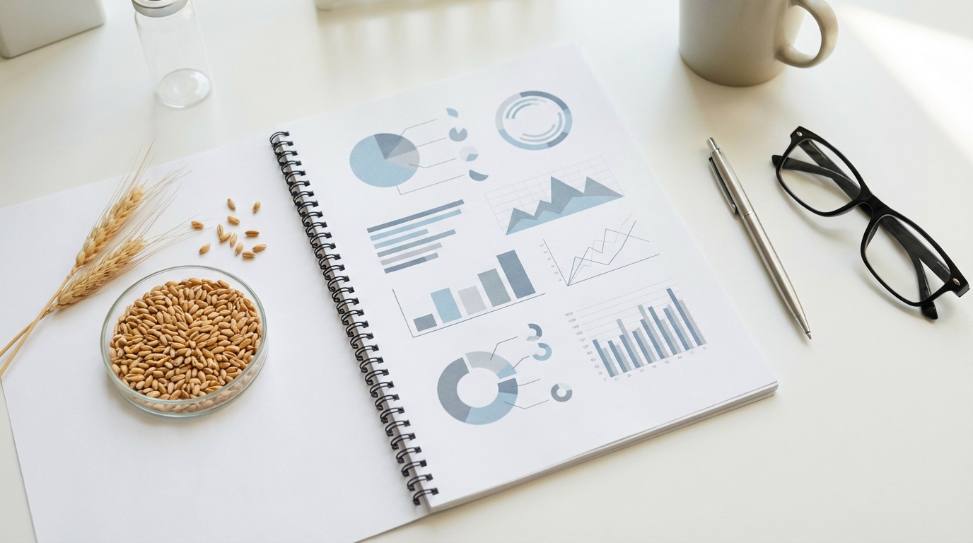 Wissenschaftliche Unterlagen und Weizenkorn - erste Richtlinien zur Non-Zöliakie-Glutensensitivität