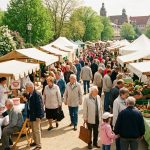 Besucher beim Welt-Zöliakie-Tag 2019 Outdoor-Event mit Infoständen im Park